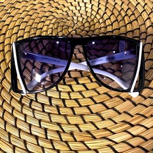 Silouhette Black and White Vintage Sunglasses